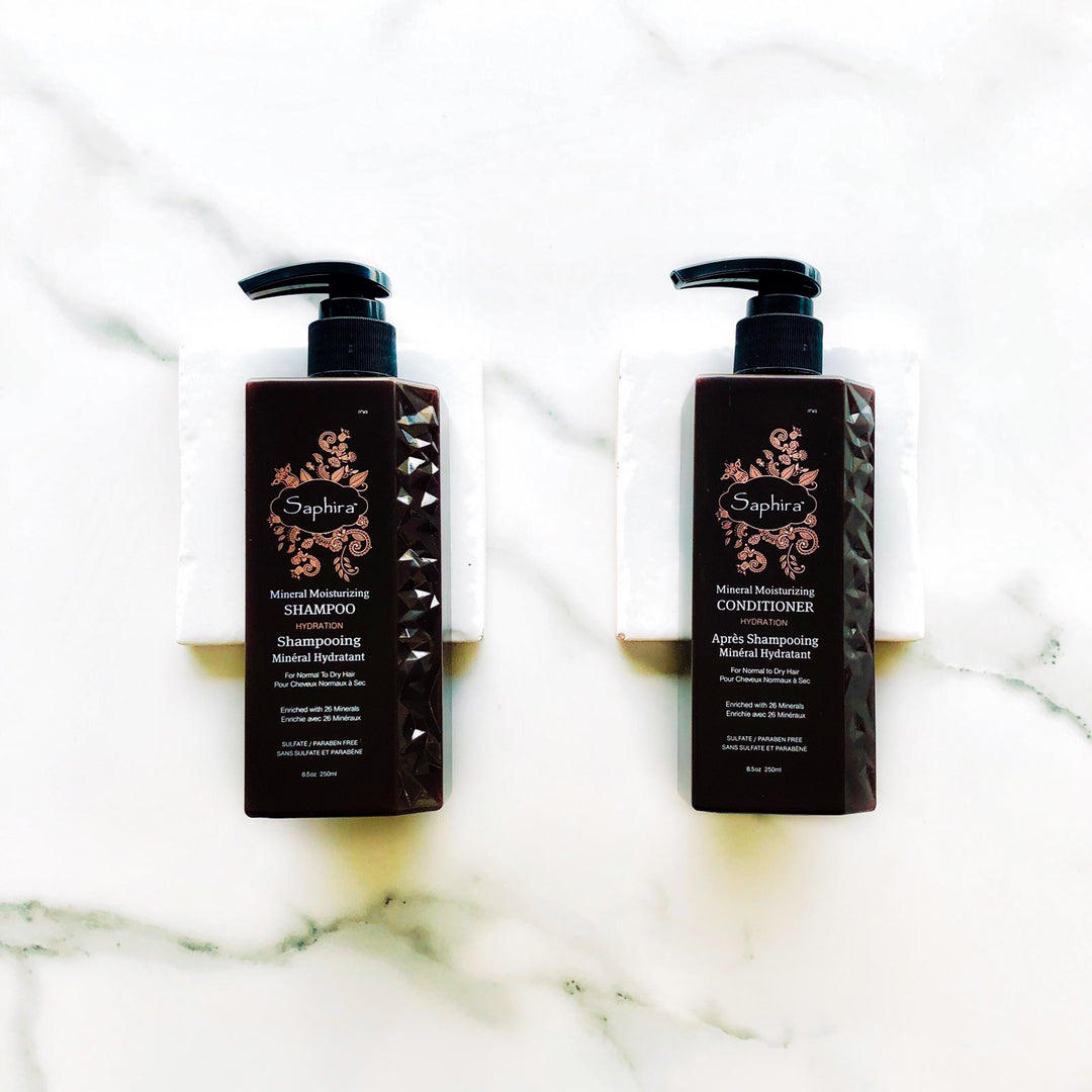 Saphira Mineral Moisturizing Shampoo & Conditioner