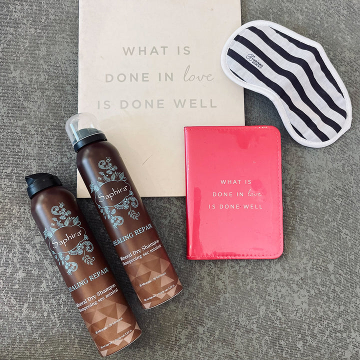 Travel friendly Dry Shampoo - Light and safe to take with you in carry-on bags